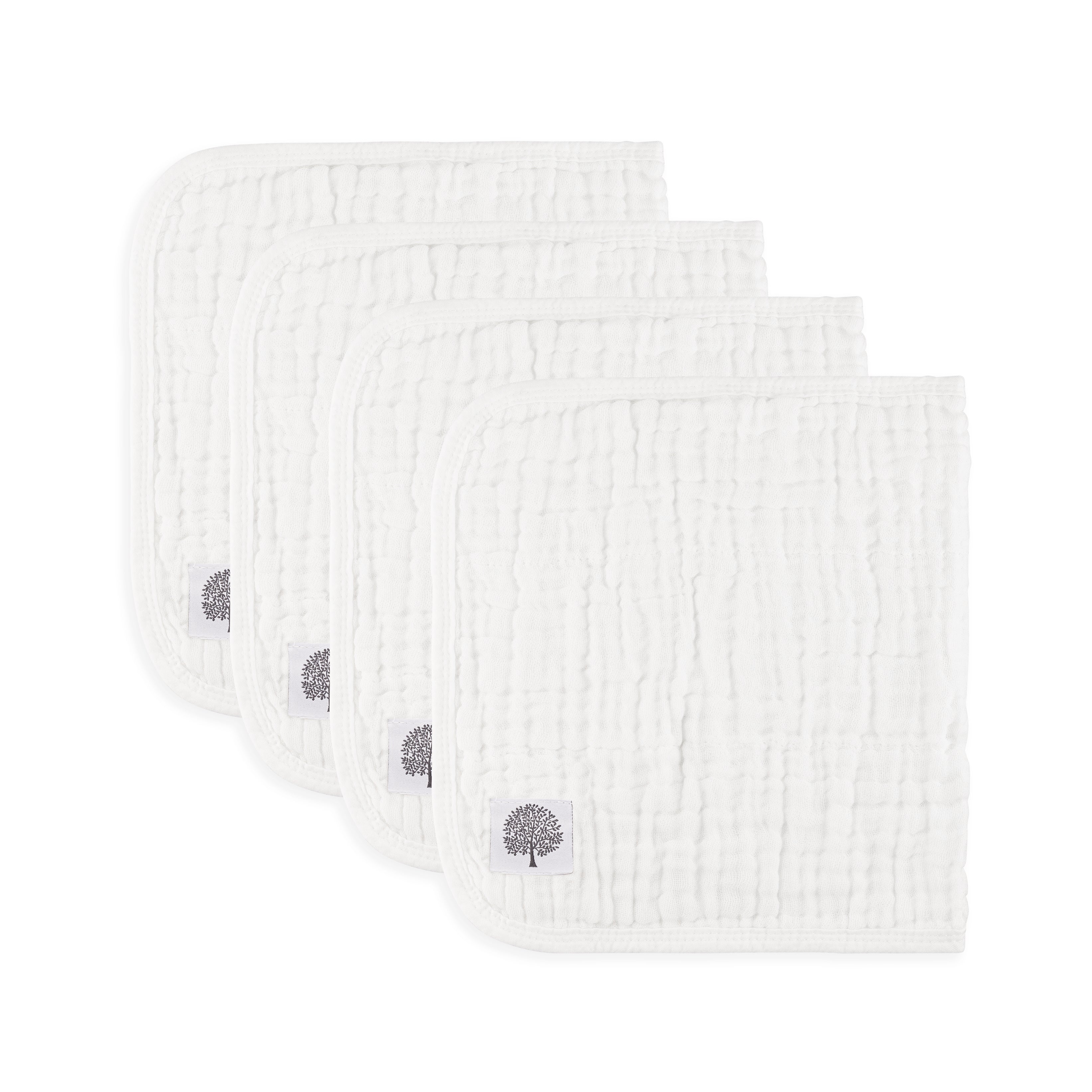 6 / 12 Pack Hight Quality 6 Layers Cotton Gauze Baby Face Towel
