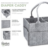 Infographic for Diaper Caddy. 