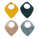 Dune Muslin Bandana Bibs Set (4-Pack)