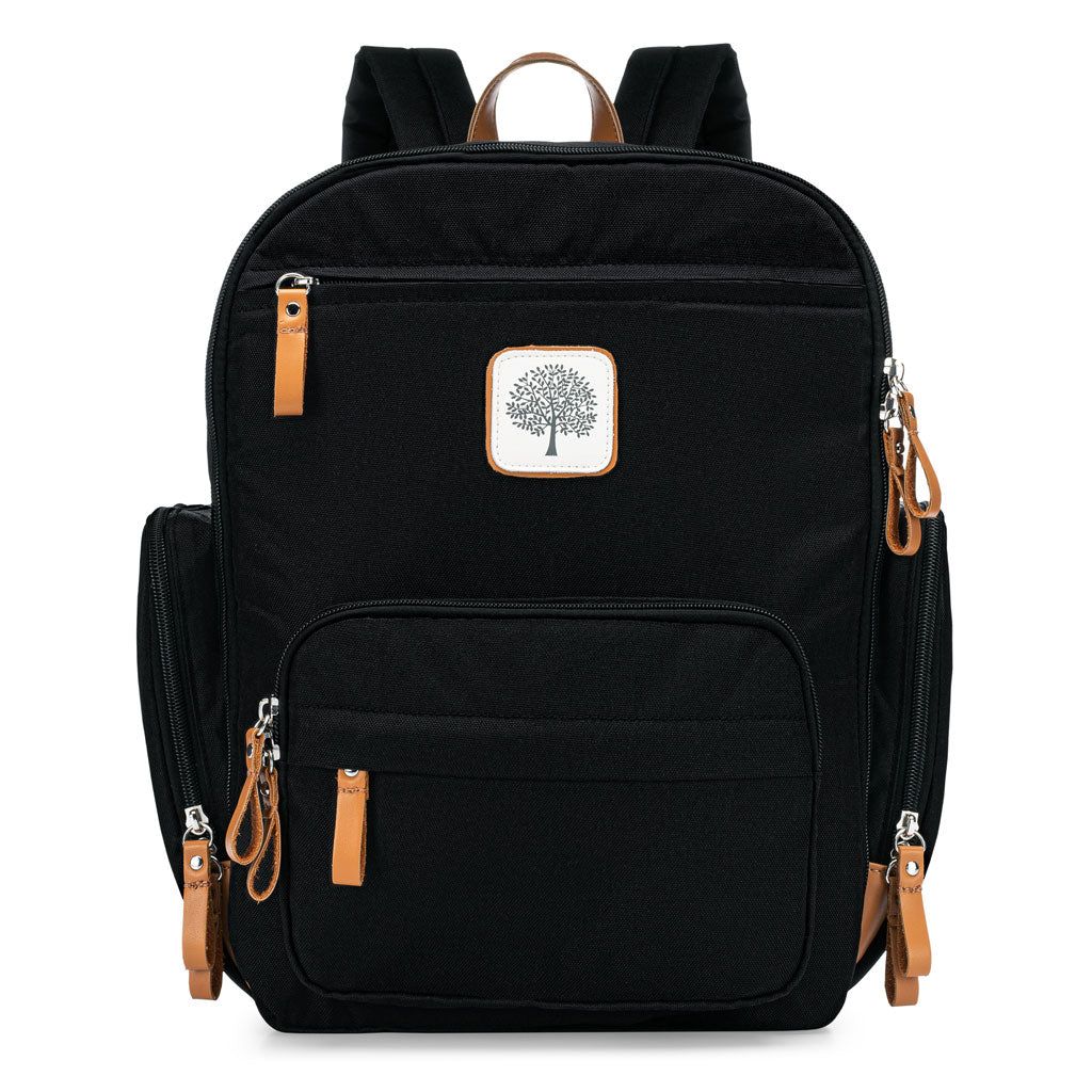 Puffer Crossbody Backpack, Diaper Bag or Purse in Black